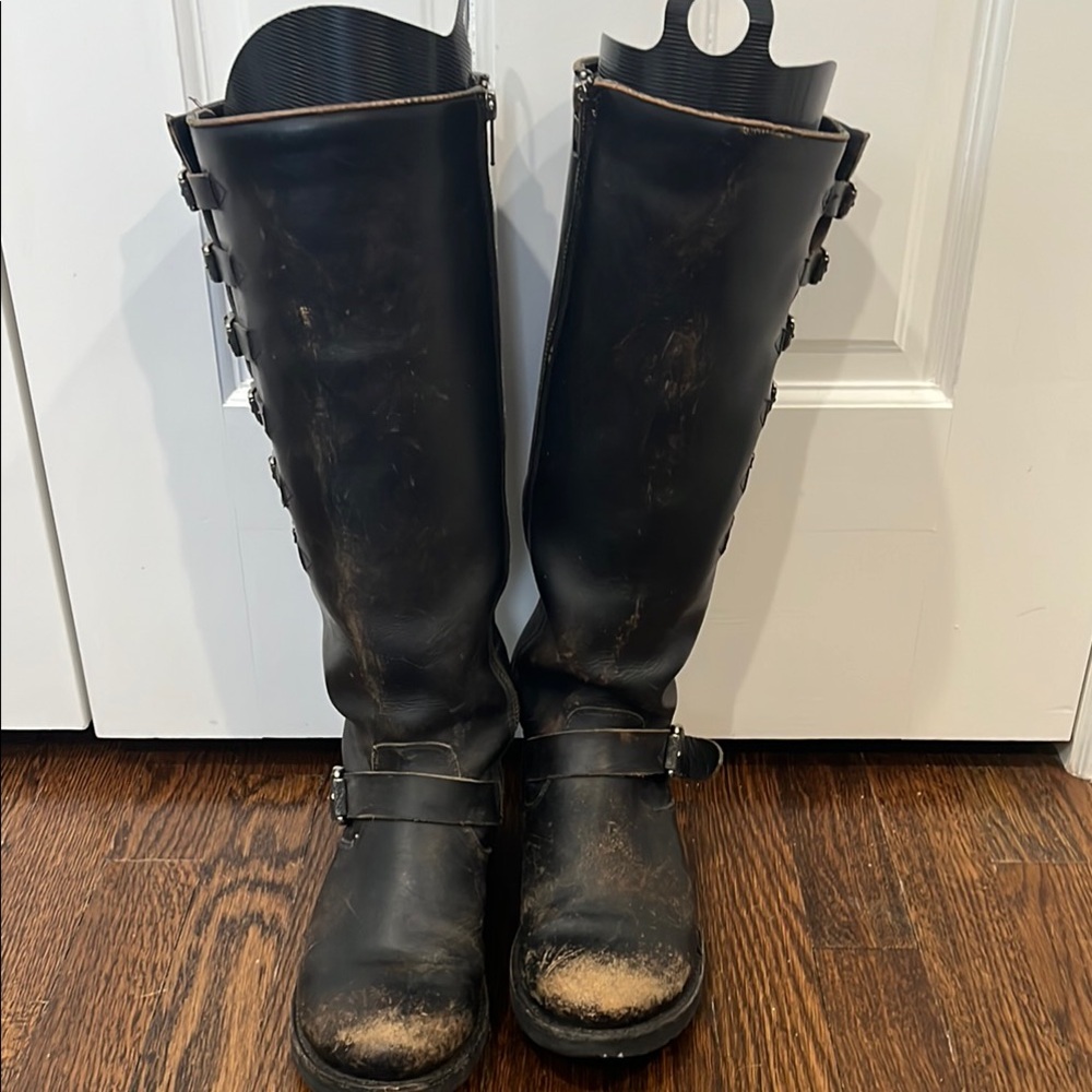 Frye Melissa zip boots 9 1/2